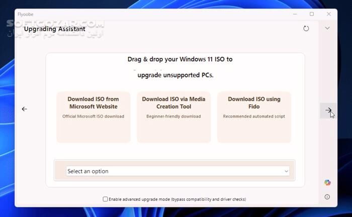 دانلود Flyoobe (Flyby11) 2.2.812 - دانلود رفع محدودیت‌های نصب ویندوز 11 - سافت گذر
