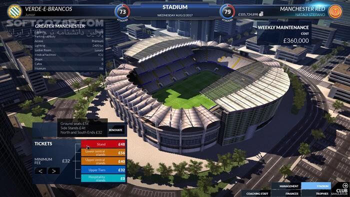 دانلود Football Club Simulator 18 - دانلود بازی مدیریت فوتبال - سافت گذر