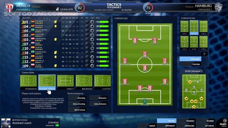 دانلود Football Club Simulator - دانلود بازی شبیه‌ساز مدیریت باشگاه فوتبال - سافت گذر