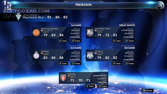 دانلود Football Club Simulator 20 - دانلود بازی مدیریت فوتبال - سافت گذر