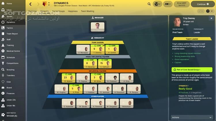 دانلود Football Manager 2018 - دانلود بازی فوتبال منیجر - سافت گذر
