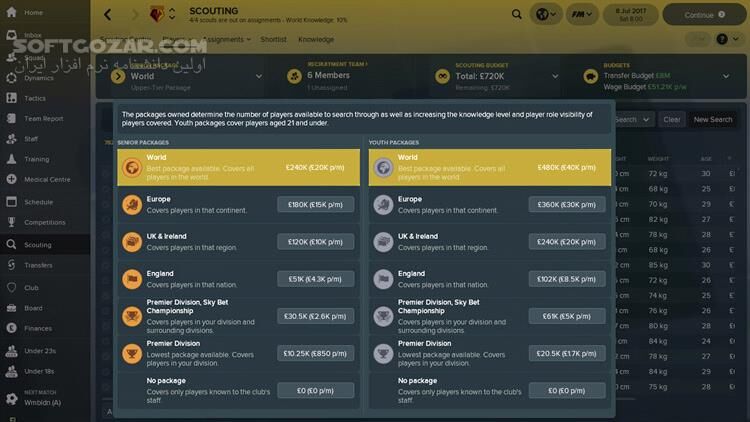 دانلود Football Manager 2018 - دانلود بازی فوتبال منیجر - سافت گذر