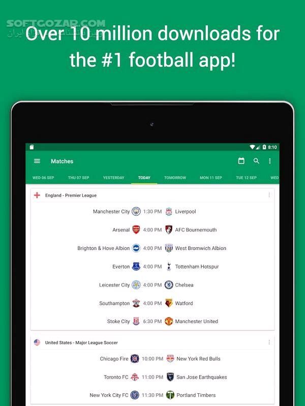 دانلود FotMob 218.14917.20251028 For Android +5.0 - دانلود نتایج فوتبال اندروید برای اندروید - سافت گذر
