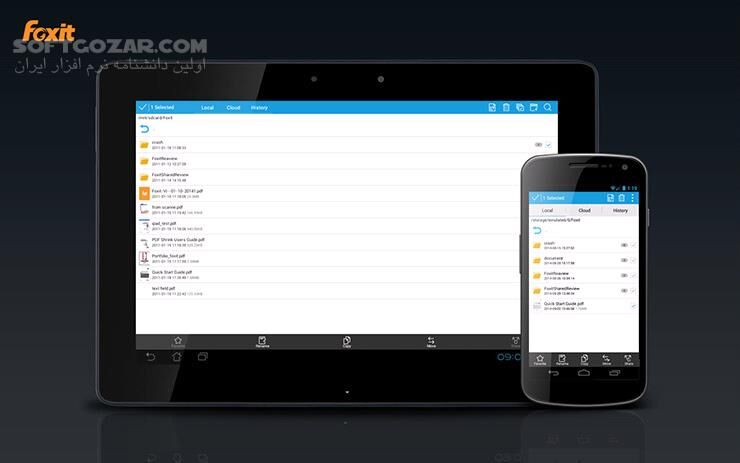 دانلود Foxit PDF Editor 2025.8.0.0814.0631 for Android +4.4 - دانلود نمایش پی دی اف فاکسیت برای اندروید - سافت گذر