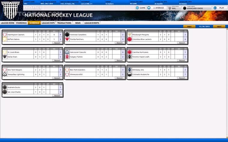 دانلود Franchise Hockey Manager 2014 - دانلود بازی مدیریت هاکی 2014 - سافت گذر