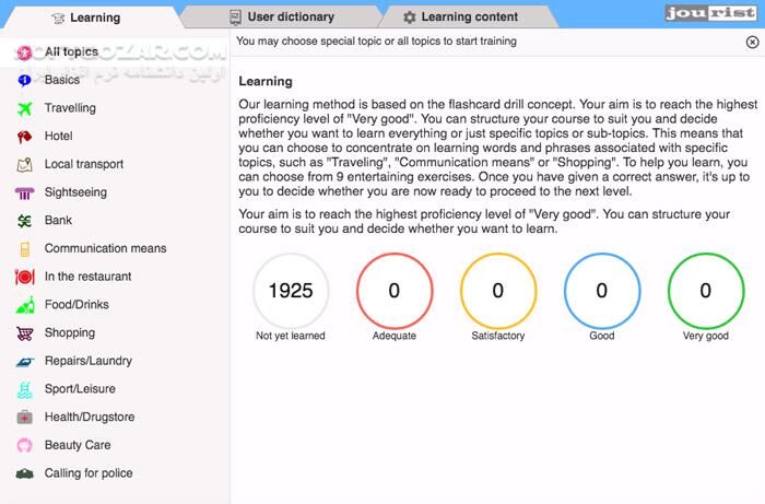 دانلود French Visual Vocabulary Builder 1.2.8 - دانلود آموزش لغات فرانسوی همراه با تصویر و تلفظ - سافت گذر