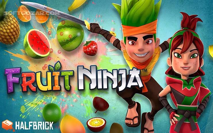 دانلود Fruit Ninja 3.2.3 for Android +3.0 - دانلود بازی بسیار معروف و جذاب نینجا میوه ها برای اندروید - سافت گذر