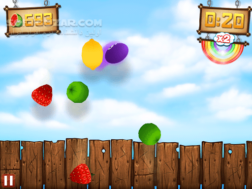 دانلود Fruit Ninja vs Skittles 1.0.0 for Android - دانلود بازی جدید میوه ها و توپ های بولینگ برای اندروید - سافت گذر