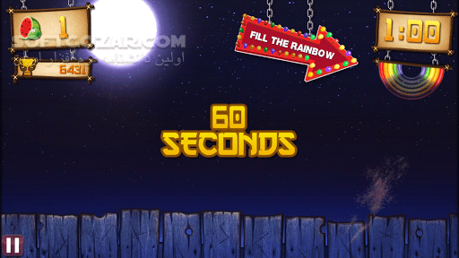 دانلود Fruit Ninja vs Skittles 1.0.0 for Android - دانلود بازی جدید میوه ها و توپ های بولینگ برای اندروید - سافت گذر