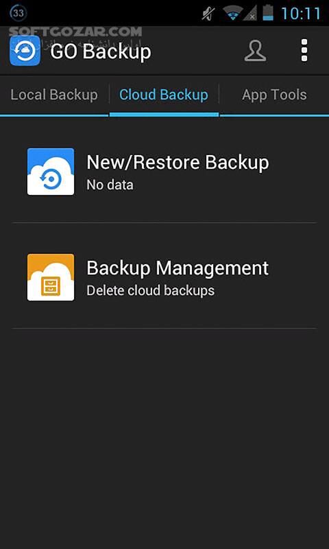 دانلود GO Backup Pro Premium 3.51 for Android - دانلود پشتیبان گیری قدرتمند از اطلاعات برای اندروید - سافت گذر