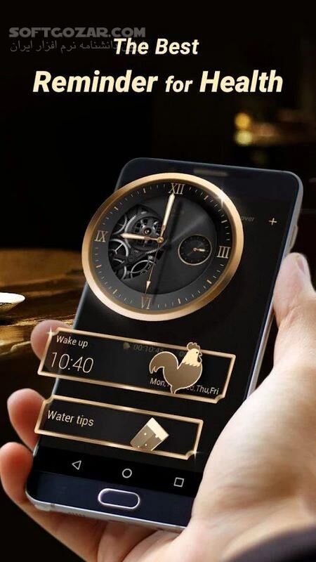دانلود GO Clock – Alarm Clock & Theme 2.0.9.1 For Android +4.1 - دانلود ساعت زیبای اندروید برای اندروید - سافت گذر