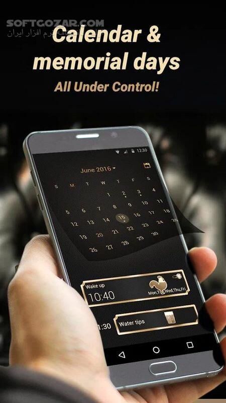 دانلود GO Clock – Alarm Clock & Theme 2.0.9.1 For Android +4.1 - دانلود ساعت زیبای اندروید برای اندروید - سافت گذر