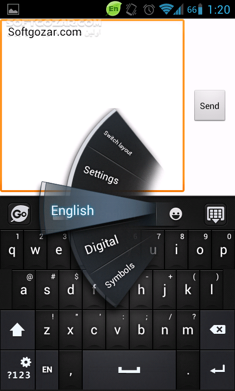 دانلود GO Keyboard Prime 4.03 / Pro 1.60 + Plugin for Android - دانلود کیبورد گو برای اندروید - سافت گذر