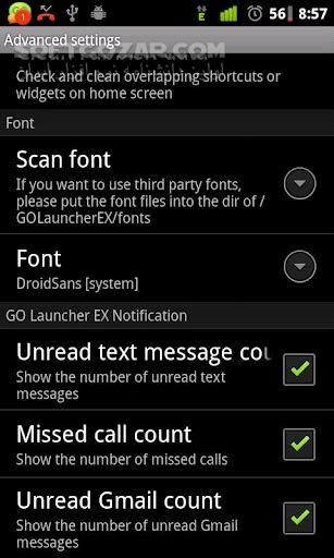 دانلود GO Launcher EX Notification 2.8 for Android +2.0 - دانلود پلاگین اطلاع رسانی لانچر GO Launcher برای اندروید - سافت گذر