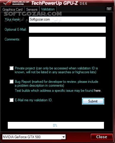 دانلود GPU-Z 2.68 + ASUS ROG - دانلود مشخصات کارت گرافیک - سافت گذر