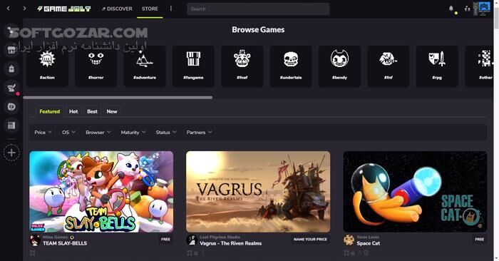 دانلود Game Jolt 1.39.4 - دانلود بازی‌های مستقل - سافت گذر