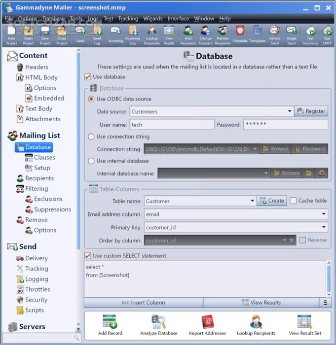 دانلود Gammadyne Mailer 72.0 - دانلود ارسال ایمیل‌های انبوه - سافت گذر
