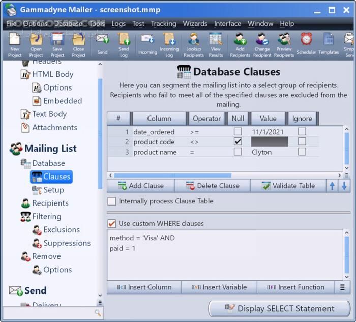 دانلود Gammadyne Mailer 72.0 - دانلود ارسال ایمیل‌های انبوه - سافت گذر