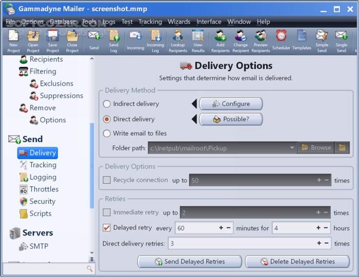 دانلود Gammadyne Mailer 72.0 - دانلود ارسال ایمیل‌های انبوه - سافت گذر