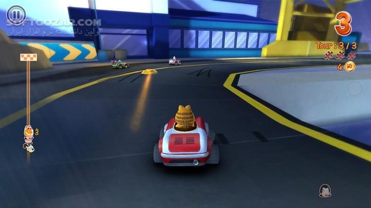 دانلود Garfield Kart - دانلود بازی ماشین سواری - سافت گذر