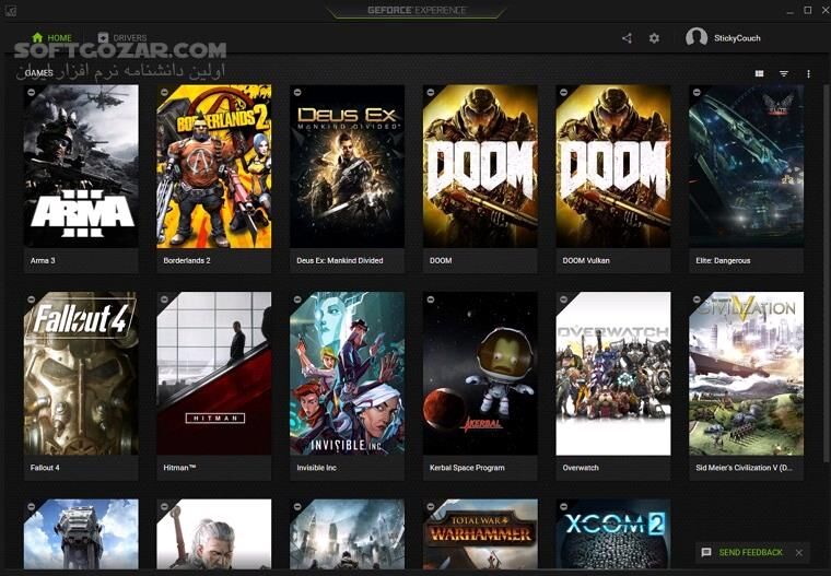 دانلود NVIDIA GeForce Experience 3.28.0.417 / Nvidia PhysX 9.23.1019 - دانلود جیفورس اکسپرینس - سافت گذر