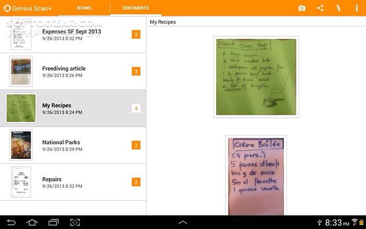 دانلود Genius Scan Plus 7.0.4 Mod for Android +5.0 - دانلود اسکنر موبایل و ساخت PDF برای اندروید - سافت گذر