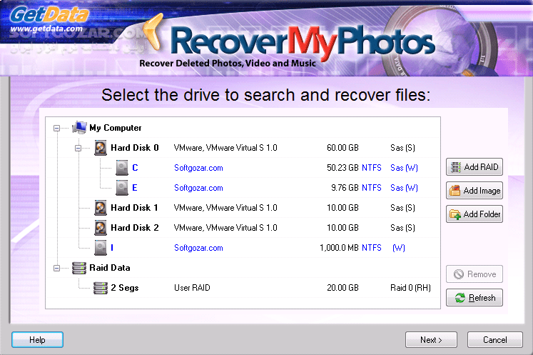 دانلود GetData Recover My Photos 4.4.6.1608 Professional - دانلود یکی از بهترین نرم افزارهای بازگردانی عکس ، فیلم و موزیک - سافت گذر