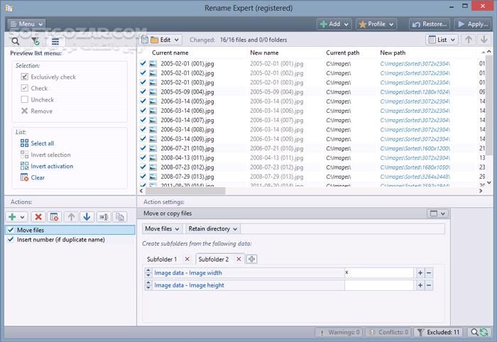 دانلود Gillmeister Rename Expert 5.31.8 - دانلود تغییر نام سریع فایل ها و پوشه ها - سافت گذر
