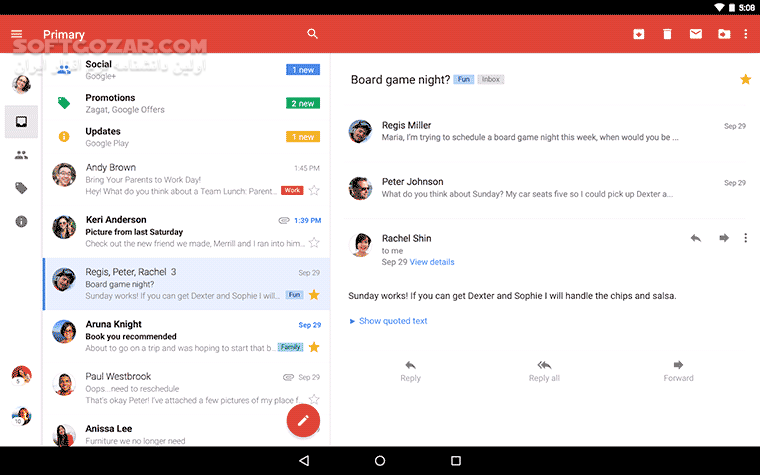 دانلود Google Gmail 2025.11.17 For Android +6.0 - دانلود جیمیل برای اندروید - سافت گذر