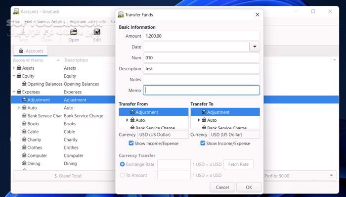 دانلود GnuCash 5.13 - دانلود حسابداری - سافت گذر