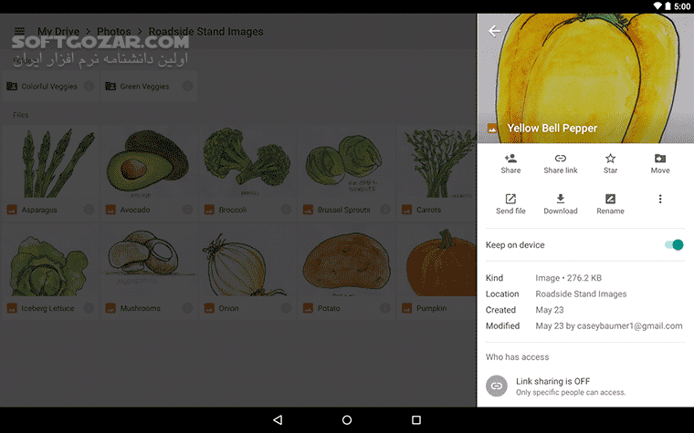 دانلود Google Drive 2.25.480.1 For Android +6.0 - دانلود گوگل درایو اندروید برای اندروید - سافت گذر