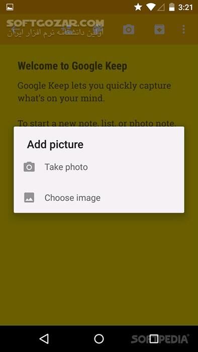 دانلود Google Keep 5.25.471.03.90 For Android +5.0 - دانلود یادداشت برداری گوگل برای اندروید - سافت گذر
