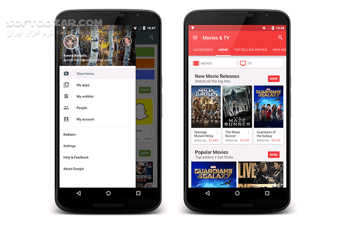 دانلود Google Play Store 48.8.07 for Android +6.0 - دانلود گوگل پلی استور برای اندروید - سافت گذر