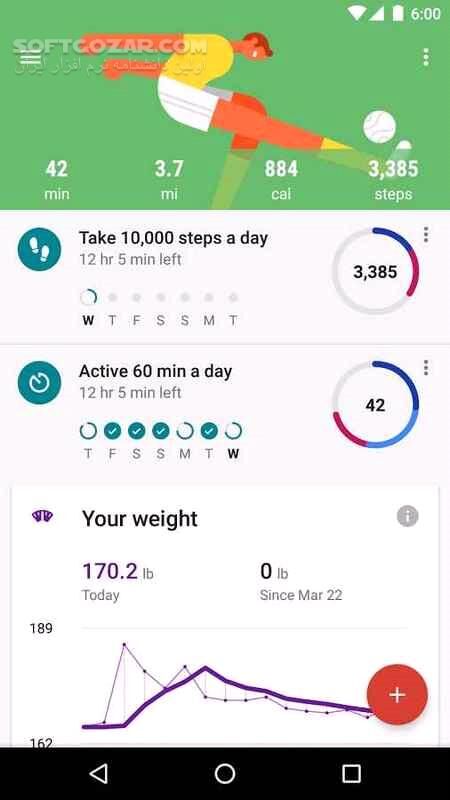 دانلود Google Fit: Activity Tracking 2.66.3 For Android +6.0 - دانلود گوگل فیت برای اندروید - سافت گذر