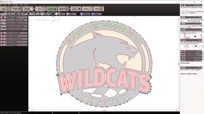 دانلود Graphic Tracer Professional 1.0.0.1 Release 13.2 - دانلود تبدیل تصاویر پیکسلی به وکتور - سافت گذر