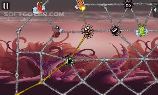 دانلود Greedy Spiders 1 v2.4 / 2 v1.4.3 for Android +2.3 - دانلود بازی عنکبوت گرسنه 1 و 2 برای اندروید - سافت گذر