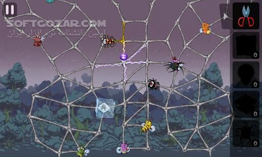 دانلود Greedy Spiders 1 v2.4 / 2 v1.4.3 for Android +2.3 - دانلود بازی عنکبوت گرسنه 1 و 2 برای اندروید - سافت گذر