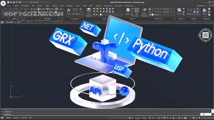 دانلود GstarCAD 2026 Professional - دانلود طراحی صنعتی - سافت گذر