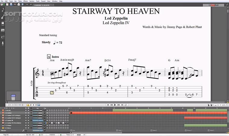 دانلود Guitar Pro 8.1.4 Build 43 + Soundbanks / Tabs / Mac - دانلود شبیه‌سازی گیتار - سافت گذر