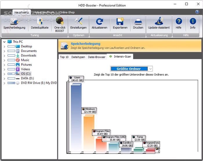 دانلود HDD-Booster Professional 2.006 - دانلود بهینه سازی هارد دیسک - سافت گذر