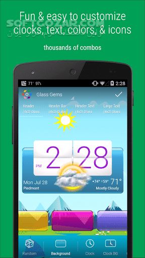 دانلود HD Widgets 4.4.1 for Android +4.0 - دانلود ویچت های اچ دی برای اندروید - سافت گذر