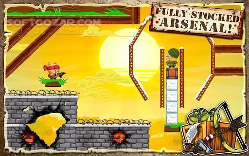 دانلود Hambo 1.1.8 for Android +2.1 - دانلود پاندا تیرانداز برای اندروید - سافت گذر