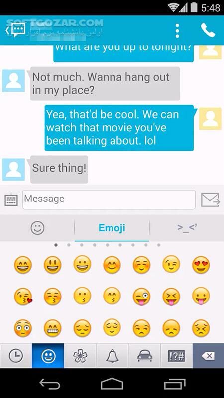 دانلود Handcent Next SMS 11.6.3 for Android +5.0 - دانلود نرم افزار مدیریت اس ام اس برای اندروید - سافت گذر