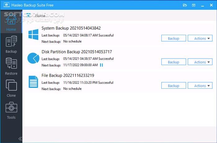 دانلود Hasleo Backup Suite 5.5.2.1 + WinPE - دانلود پشتیبان‌ گیری ویندوز - سافت گذر