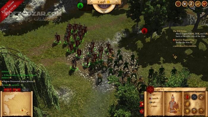 دانلود Hegemony Rome - The Rise of Caesar - دانلود بازی سلطه‌ی روم - قیام ژولیوس سزار - سافت گذر
