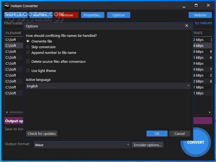 دانلود Helium Converter 3.4.82.0 - دانلود مبدل صوتی - سافت گذر