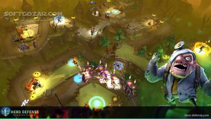 دانلود Hero Defense - Haunted Island - دانلود بازی دفاع قهرمان جزیره خالی از سکنه - سافت گذر