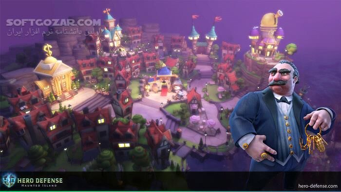 دانلود Hero Defense - Haunted Island - دانلود بازی دفاع قهرمان جزیره خالی از سکنه - سافت گذر