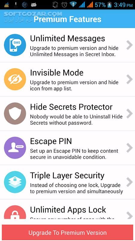 دانلود Hide Secrets Premium 4.1 for Android +2.3 - دانلود نرم افزار قدرتمند رمزگذاری برای اندروید - سافت گذر