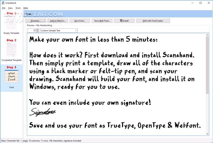 دانلود High-Logic Scanahand 8.0.0.320 - دانلود تبدیل دستخط به فونت - سافت گذر